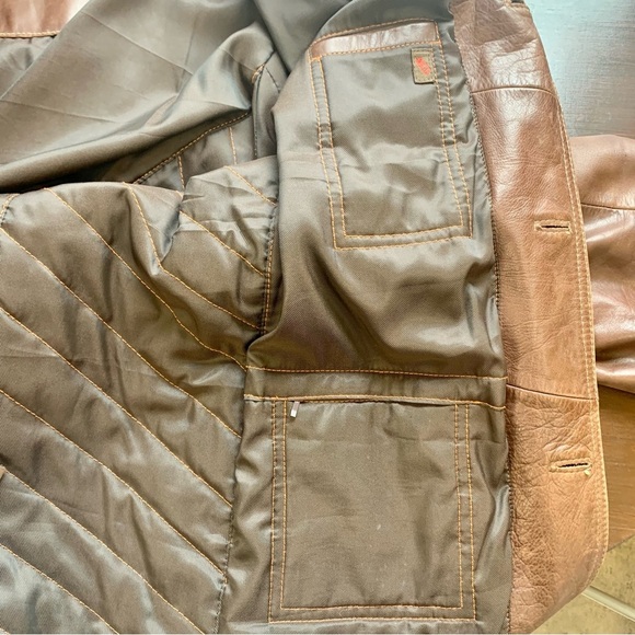 Y2K Brown Danier Leather Jacket - Picture 9 of 15